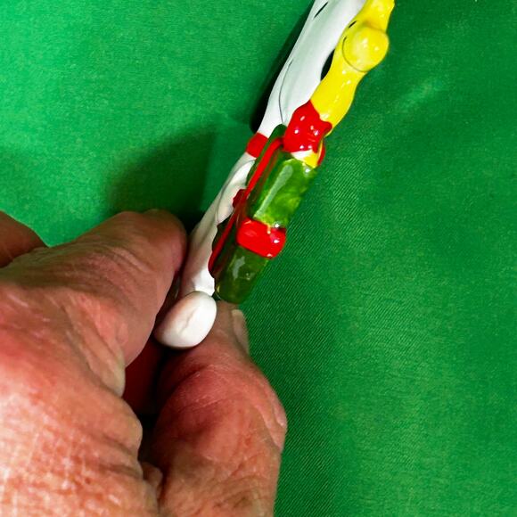 Snoopy with Woodstock Christmas Tree Ornament United Feature Synd. 1972 Vintage - Picture 4 of 6